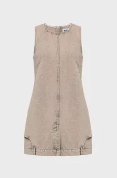 Женское бежевое джинсовое платье Бежевый XS Moschino J0407.3221;1486