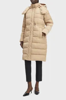 Женская бежевая куртка MW PADDED TWO TONE COAT Бежевый XS Calvin Klein K20K207740
