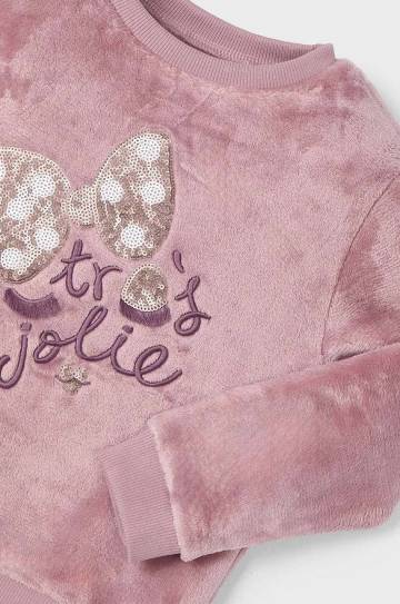 Детская кофта Mayoral цвет розовый узор 4480