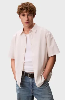 Мужская бежевая рубашка RELAXED Бежевый XL Calvin Klein Jeans LV04RF122G