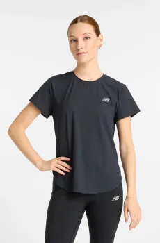 Женская черная футболка Race Day Ultra Light Черный XS New Balance WT51227BK