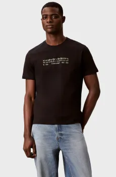 Мужская черная футболка 30s FUTUR Черный L Calvin Klein Jeans LV04RG800G