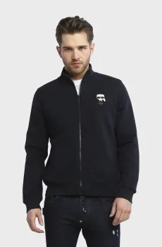 Мужская темно-синяя спортивная кофта Синий XXL Karl Lagerfeld 500900.705895;690