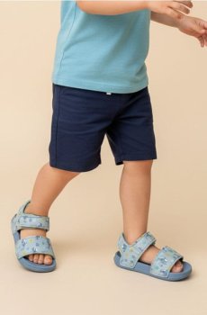Сандалі з мотивом акул - light blue