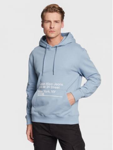 Calvin Klein Jeans Світшот J30J322519 Блакитний Regular Fit Calvin Klein Jeans Світшот J30J322519 Блакитний Regular Fit