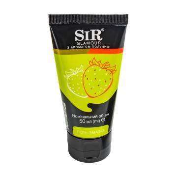 Гель-смазка SiR Glamour с ароматом клубники, 50 мл