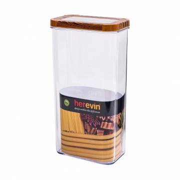 Контейнер Herevin Wood Transparent Lid с крышкой, прямоугольный, 3 л (161209-003) Контейнер Herevin Wood Transparent Lid с крышкой, прямоугольный, 3 л (161209-003)