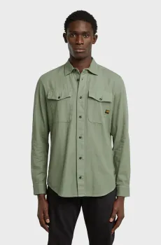 Мужская зеленая рубашка Marine Зеленый L G-Star RAW D24963,D454