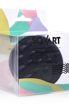 Щетка для мытья головы Sovart черная, 1 шт
