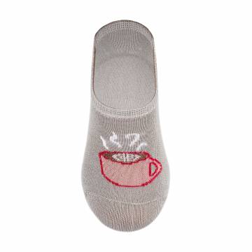 Носки женские Siela RT1132-144 Tea Time, следы, серые, размер 36-39 Носки женские Siela RT1132-144 Tea Time, следы, серые, размер 36-39