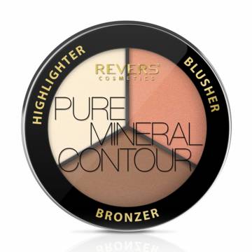 Палетка для контуринга лица Revers Cosmetics Pure Mineral Contour 01, 7.5 г Палетка для контуринга лица Revers Cosmetics Pure Mineral Contour 01, 7.5 г