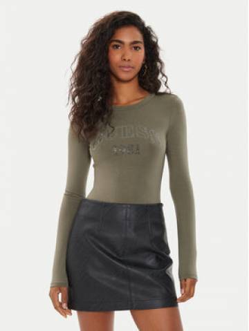 Guess Боді Alexandra W4YP06 K68D2 Зелений Slim Fit Guess Боді Alexandra W4YP06 K68D2 Зелений Slim Fit