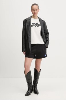 Хлопковая футболка HUGO