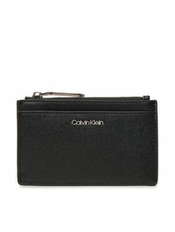 Calvin Klein Чохол для кредиток Ck Must Cardholder W/Zip_Caviar K60K613071 Чорний Calvin Klein Чохол для кредиток Ck Must Cardholder W/Zip_Caviar K60K613071 Чорний