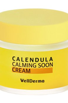 Успокаивающий крем для лица WellDerma Calendula Calming Soon Cream с календулой, 80 г