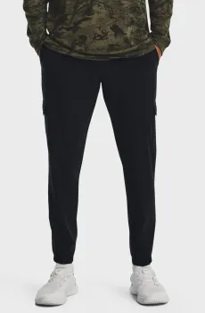 Мужские черные спортивные брюки UA Stretch Woven Cargo Pants Черный M Under Armour 1380358-001