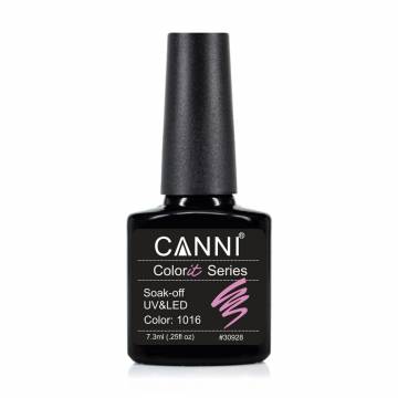 Уценка! Гель-лак для ногтей Canni Gel Color System Soak-off UV&LED Gel Polish 1016 Лиловый, 7.3 мл Уценка! Гель-лак для ногтей Canni Gel Color System Soak-off UV&LED Gel Polish 1016 Лиловый, 7.3 мл