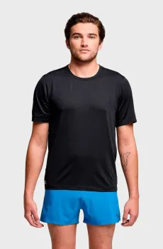 Мужская черная футболка STOPWATCH SHORT SLEEVE Черный S Saucony SAM800377-BK