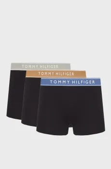 Мужские черные боксеры (3 шт) Черный L Tommy Hilfiger UM0UM03881