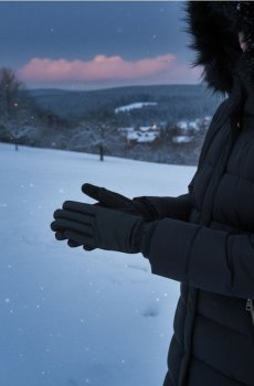 Рукавички - чорний