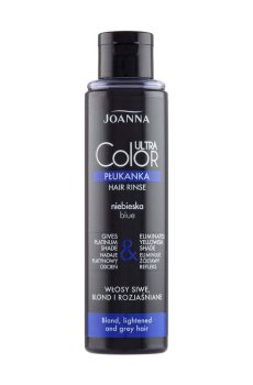 Тонирующий  ополаскиватель для волос Joanna Ultra Color System Hair Rinse Blue, для осветленных и седых волос, 150 мл