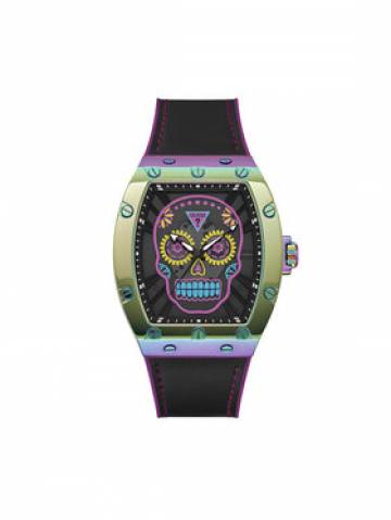 Guess Годинник Day of The Dead Santa Muerte GW0506G2 Чорний Guess Годинник Day of The Dead Santa Muerte GW0506G2 Чорний