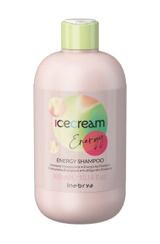 Шампунь Inebrya Ice Cream Energy Shampoo от выпадения, для слабых и тонких волос, 300 мл