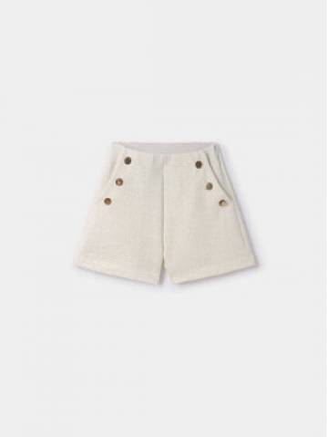 Mayoral Шорти з тканини 6267 Écru Regular Fit Mayoral Шорти з тканини 6267 Écru Regular Fit