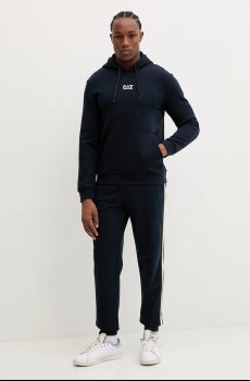 Хлопковые спортивные штаны EA7 Emporio Armani