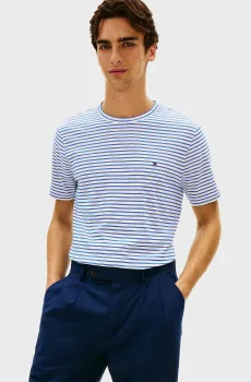 Мужская футболка в полоску SEASONAL REG FIT Разноцветный L Tommy Hilfiger MW0MW40923