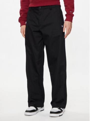 Champion Штани з тканини 220013 Чорний Wide Fit Champion Штани з тканини 220013 Чорний Wide Fit