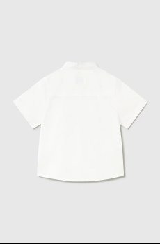 Детская рубашка с примесью льна Mayoral