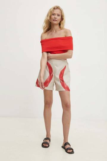 Блузка Answear Lab женская цвет красный однотонная Блузка Answear Lab женская цвет красный однотонная