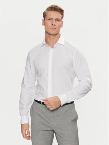 Calvin Klein Сорочка Poplin Stretch Regular Shirt K10K109509 Білий Slim Fit Calvin Klein Сорочка Poplin Stretch Regular Shirt K10K109509 Білий Slim Fit