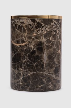 Коричневая корзина для мусора Palace Marmo из мрамора