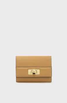 Женский бежевый кошелек MODERN Бежевый ONESIZE Tommy Hilfiger AW0AW18703