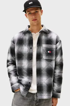 Мужская куртка в клетку QUILTED Разноцветный S Tommy Jeans DM0DM22014