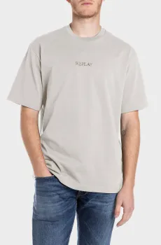 Мужская бежевая футболка Бежевый XL Replay M3017 .000.23804