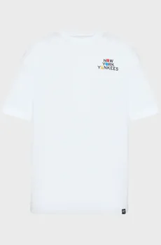 Белая футболка NEW YORK YANKEES PRIMARY PURPO (унисекс) Белый L 47 Brand 646061WW-FS