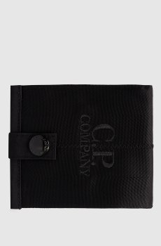 Черный портмоне с логотипом