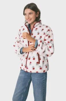 Женский белый халат с узором Белый XL womensecret 3142311