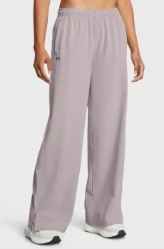 Женские пудровые спортивные брюки Armoursport Wide Leg Pant Розовый L Under Armour 1386453-015