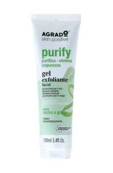 Очищающий гель для лица Agrado Purify Exfoliating Facial Gel с алоэ вера, 100 мл