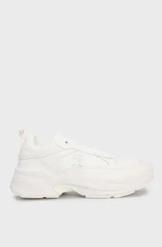 Женские белые кроссовки TH CHUNKY RUNNER Белый 37 Tommy Hilfiger FW0FW08474