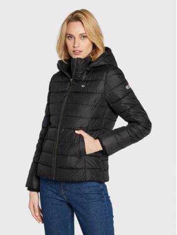 Tommy Jeans Пуховик Basic DW0DW13741 Чорний Regular Fit Tommy Jeans Пуховик Basic DW0DW13741 Чорний Regular Fit