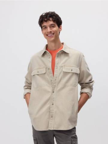 Reserved - Джинсова сорочка regular fit - світло-сірий - 8569H-09J Reserved - Джинсова сорочка regular fit - світло-сірий - 8569H-09J
