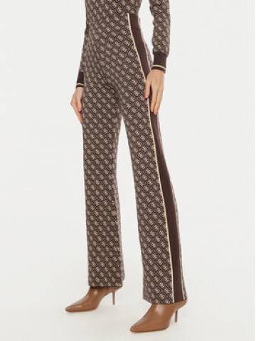 Guess Штани з тканини Lise W3YB38 Z37K0 Коричневий Regular Fit Guess Штани з тканини Lise W3YB38 Z37K0 Коричневий Regular Fit