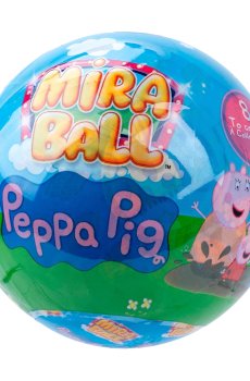 Мягкая игрушка-сюрприз Miraball Peppa Pig в шаре, с аксессуарами, от 3 лет, 7*7*7 см (M14113)