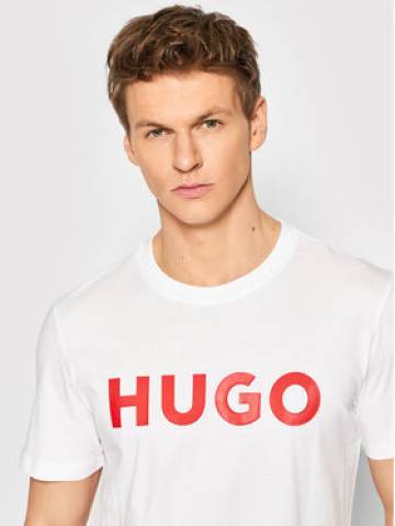 Hugo Футболка Dulivio 50467556 Білий Regular Fit Hugo Футболка Dulivio 50467556 Білий Regular Fit