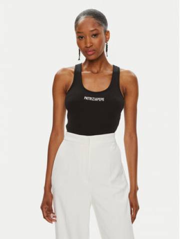 Patrizia Pepe Топ 8M1617/J216-K103 Чорний Slim Fit Patrizia Pepe Топ 8M1617/J216-K103 Чорний Slim Fit